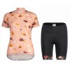 Completo Maglia Ciclismo + Pantaloncino 2020 MALOJA ErvaM Donna N001